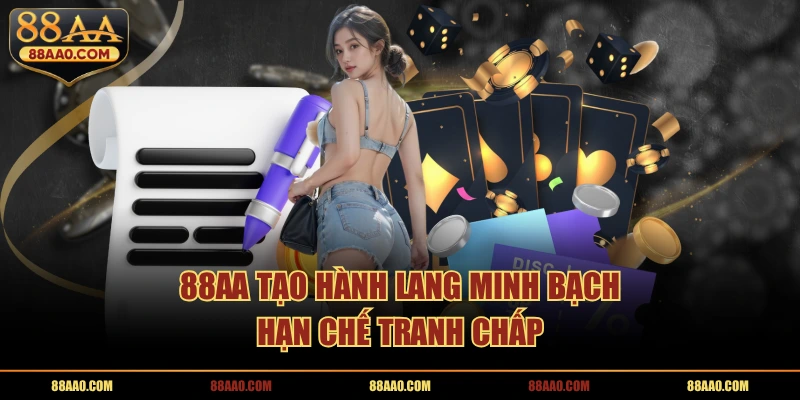 88AA tạo hành lang minh bạch, hạn chế tranh chấp